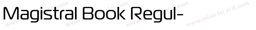Magistral Book Regul字体转换